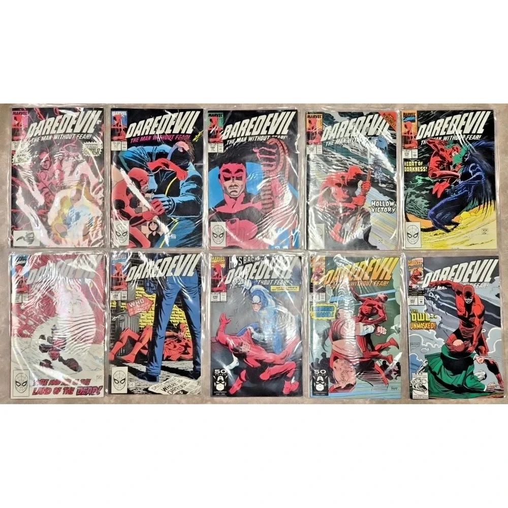 Marvel Comics Daredevil Lot of 10. # 264, 267, 268, 276, 278, 280, 284, 290, 296